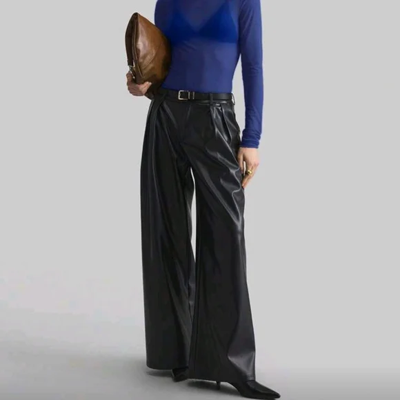 Women's Blue Turtleneck Top - Picture 6 of 6